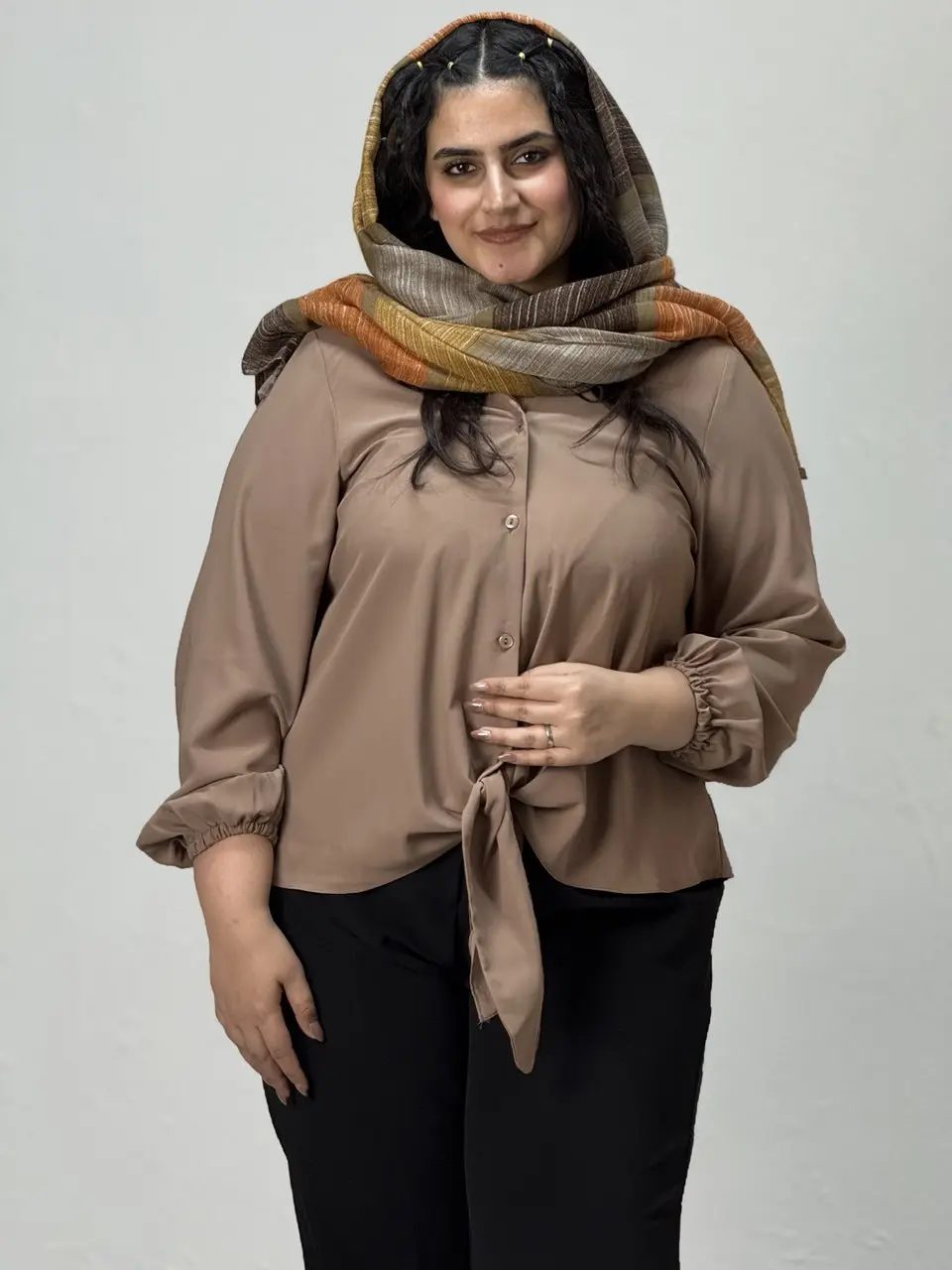 شومیز سایزبزرگ شیرین