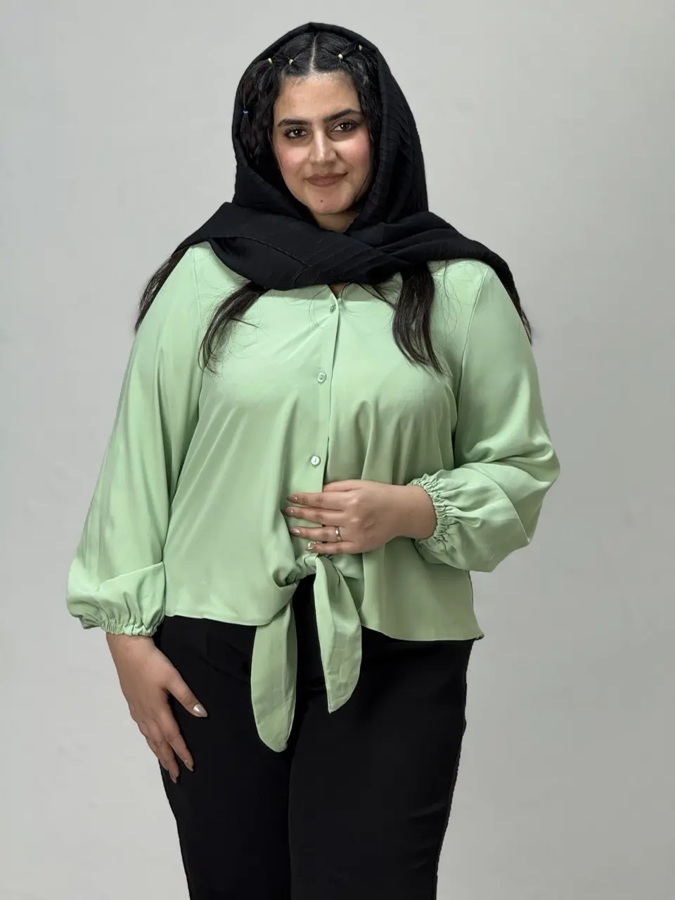 شومیز سایزبزرگ شیرین