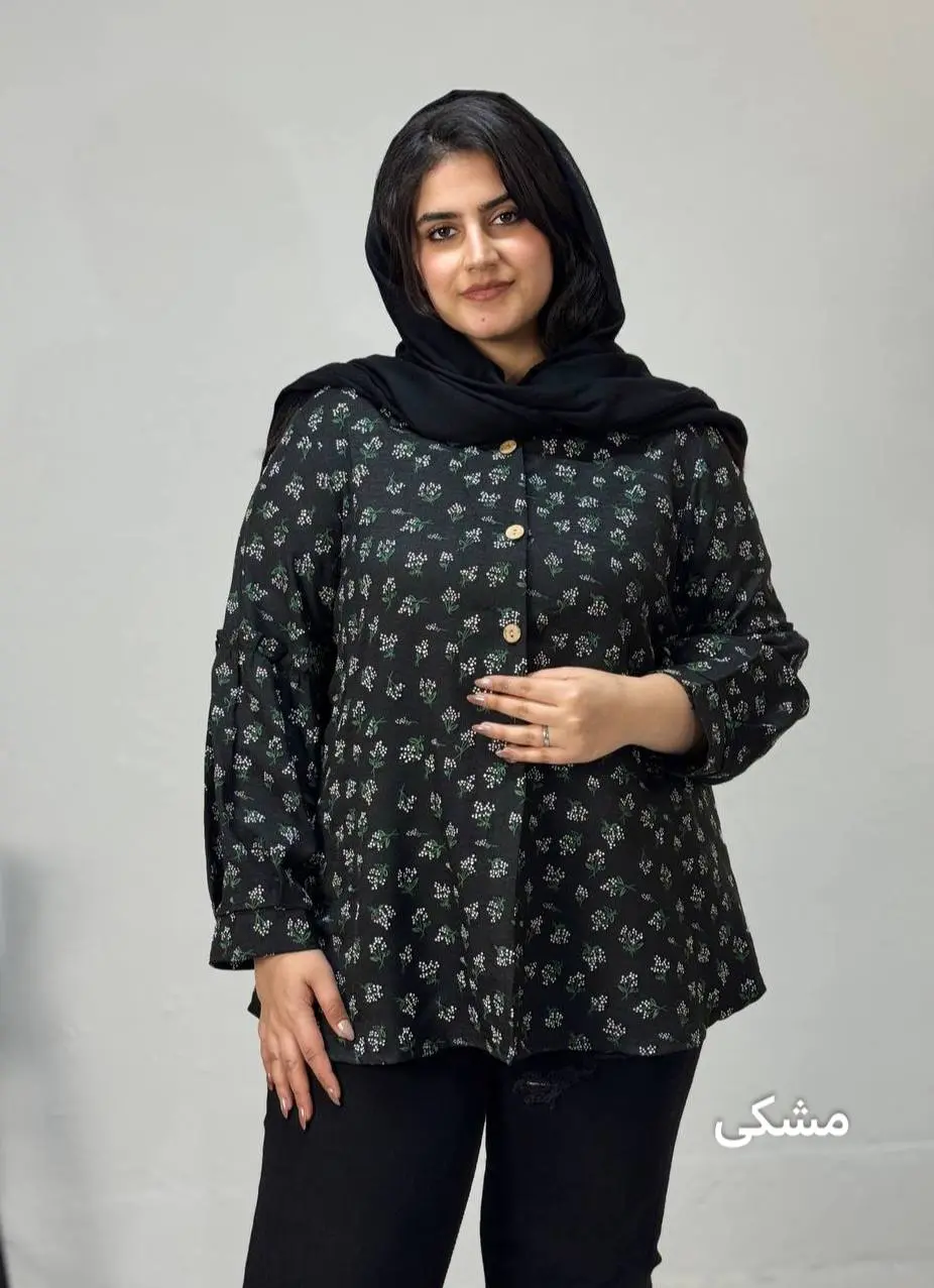 شومیز سایز بزرگ یاس