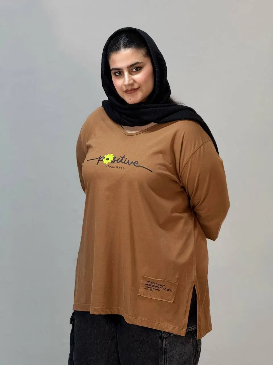 تیشرت سایز بزرگposetive