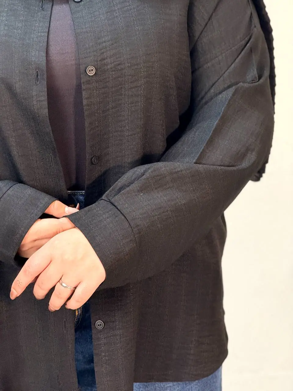 شومیز مانتویی سایزبزرگ توتیا
