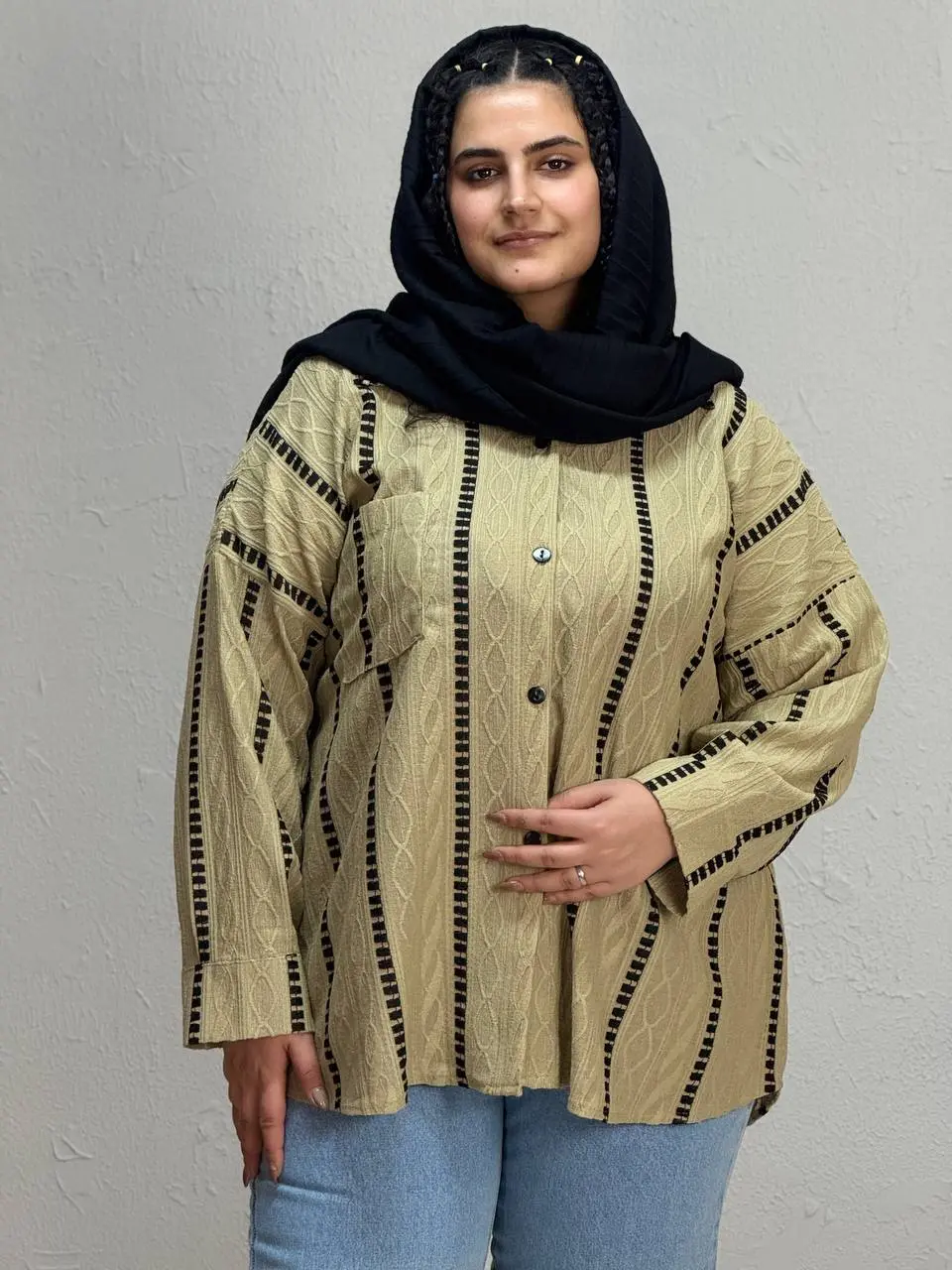 مانتو سایزبزرگ حورا