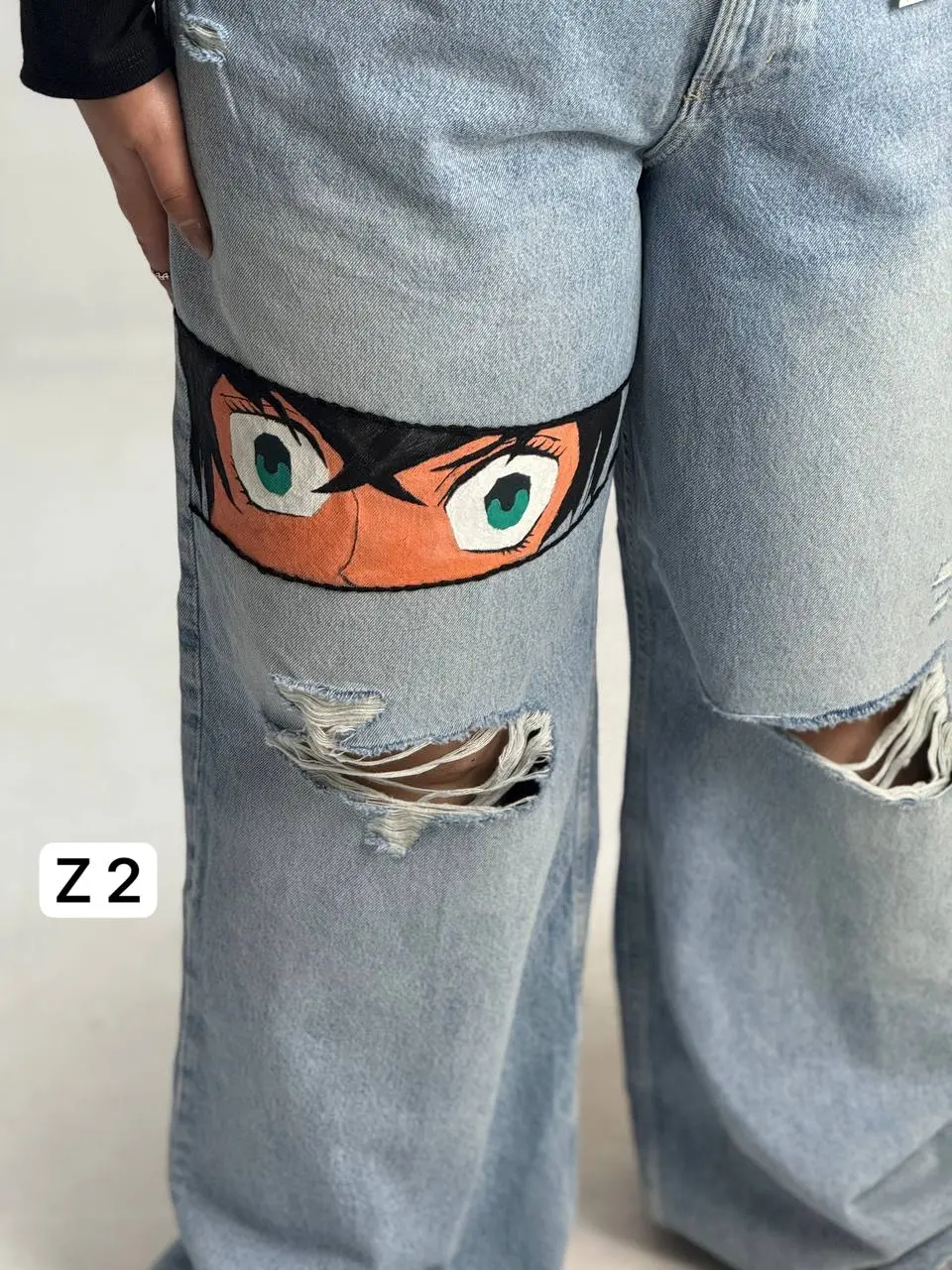 شلوار بگ طرحدار سایزبزرگ Z