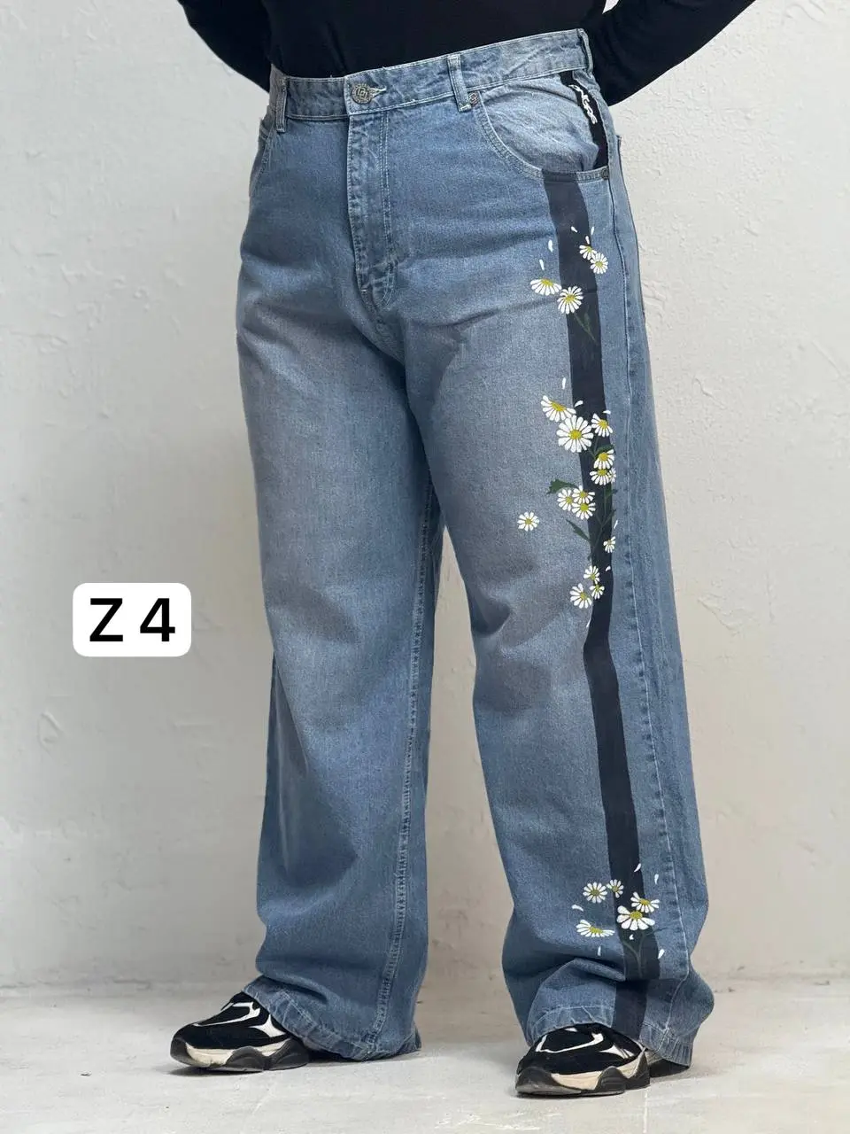 شلوار بگ طرحدار سایزبزرگ Z