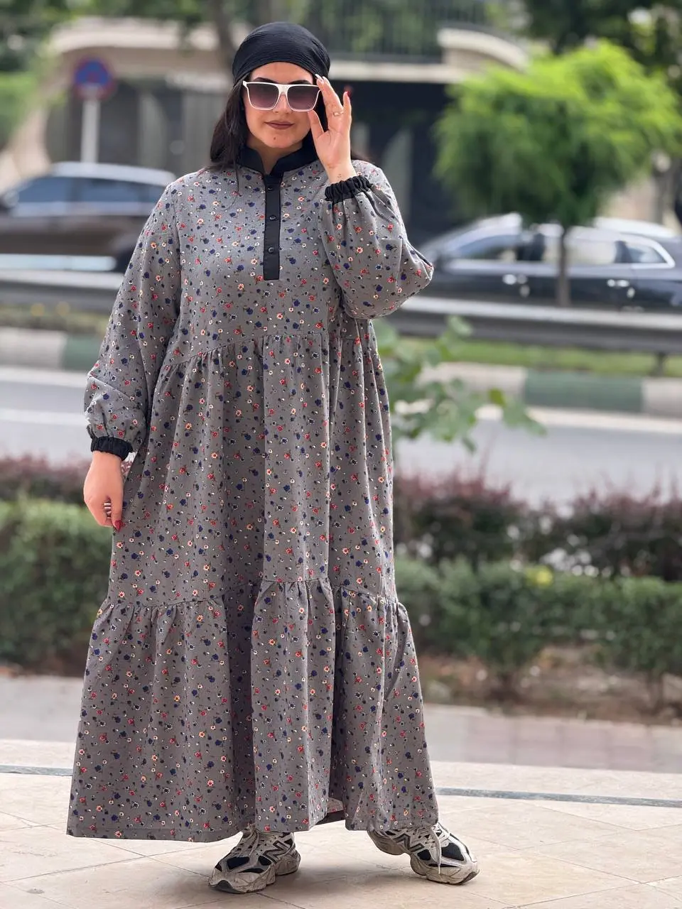 پیراهن سایزبزرگ غنچه