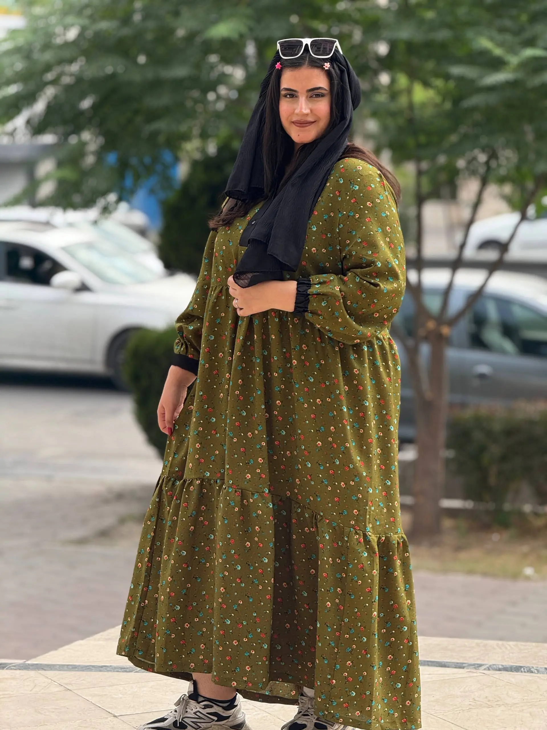 پیراهن سایزبزرگ غنچه
