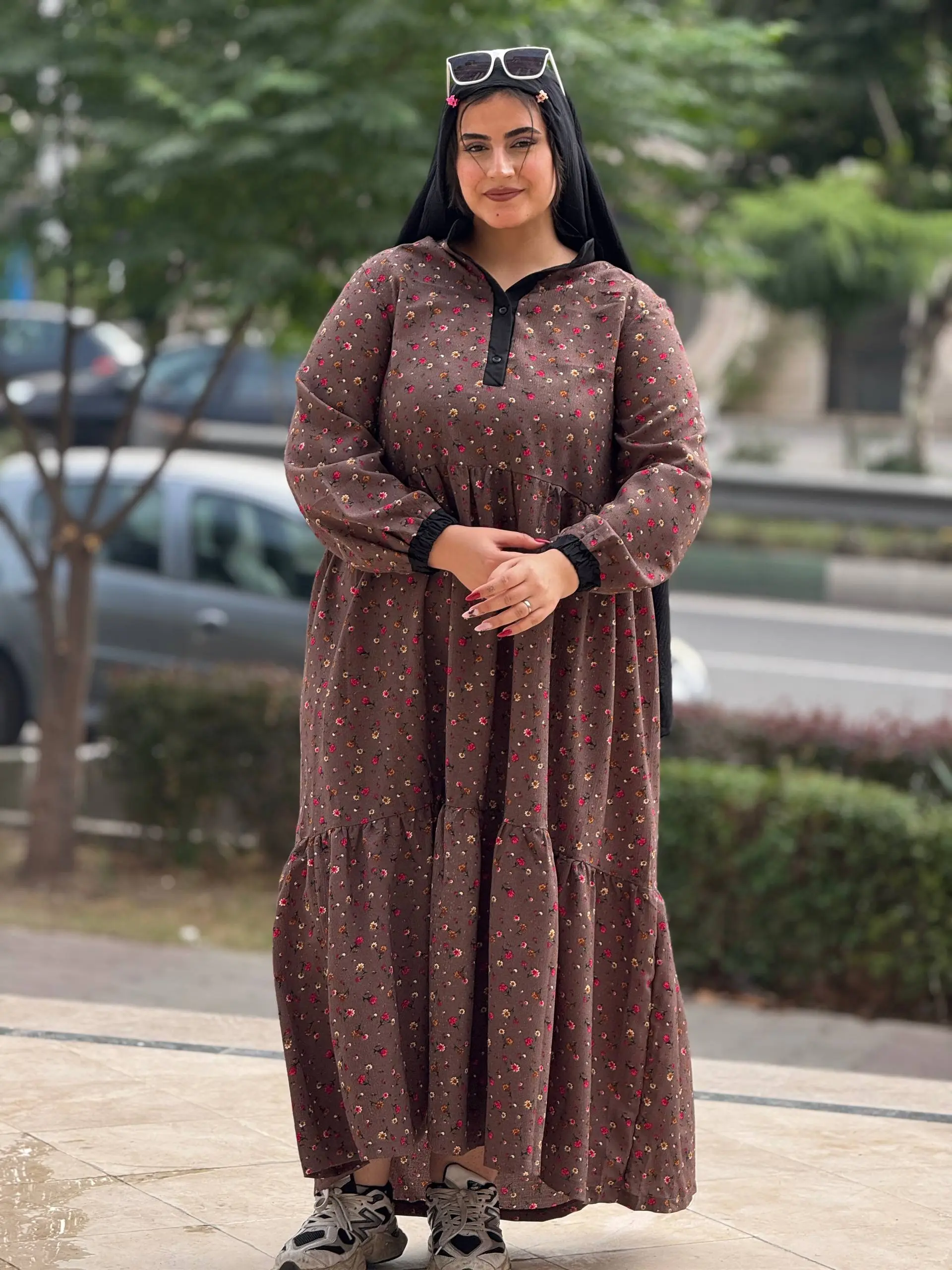پیراهن سایزبزرگ غنچه
