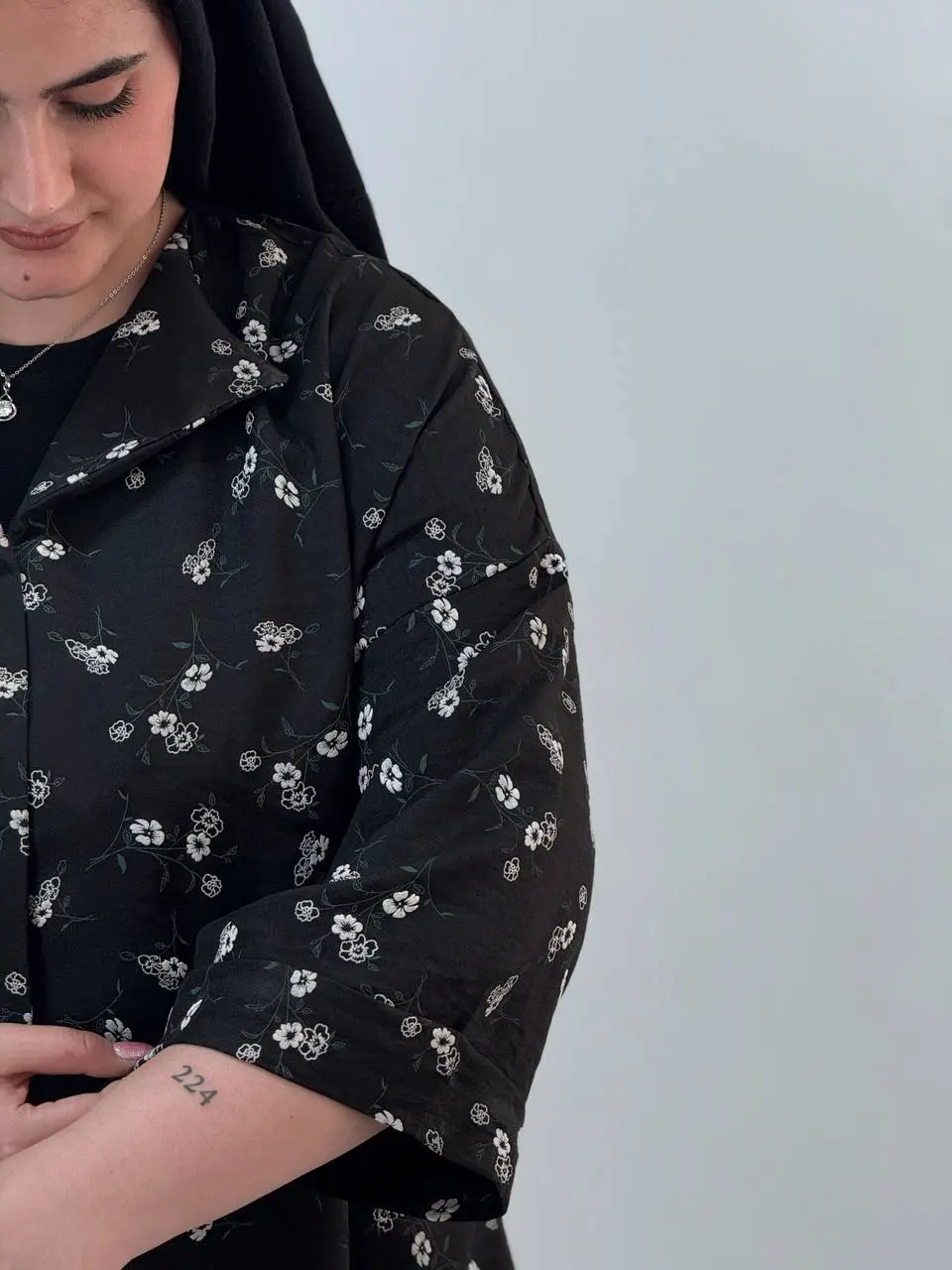 شومیز سایز بزرگ گلی
