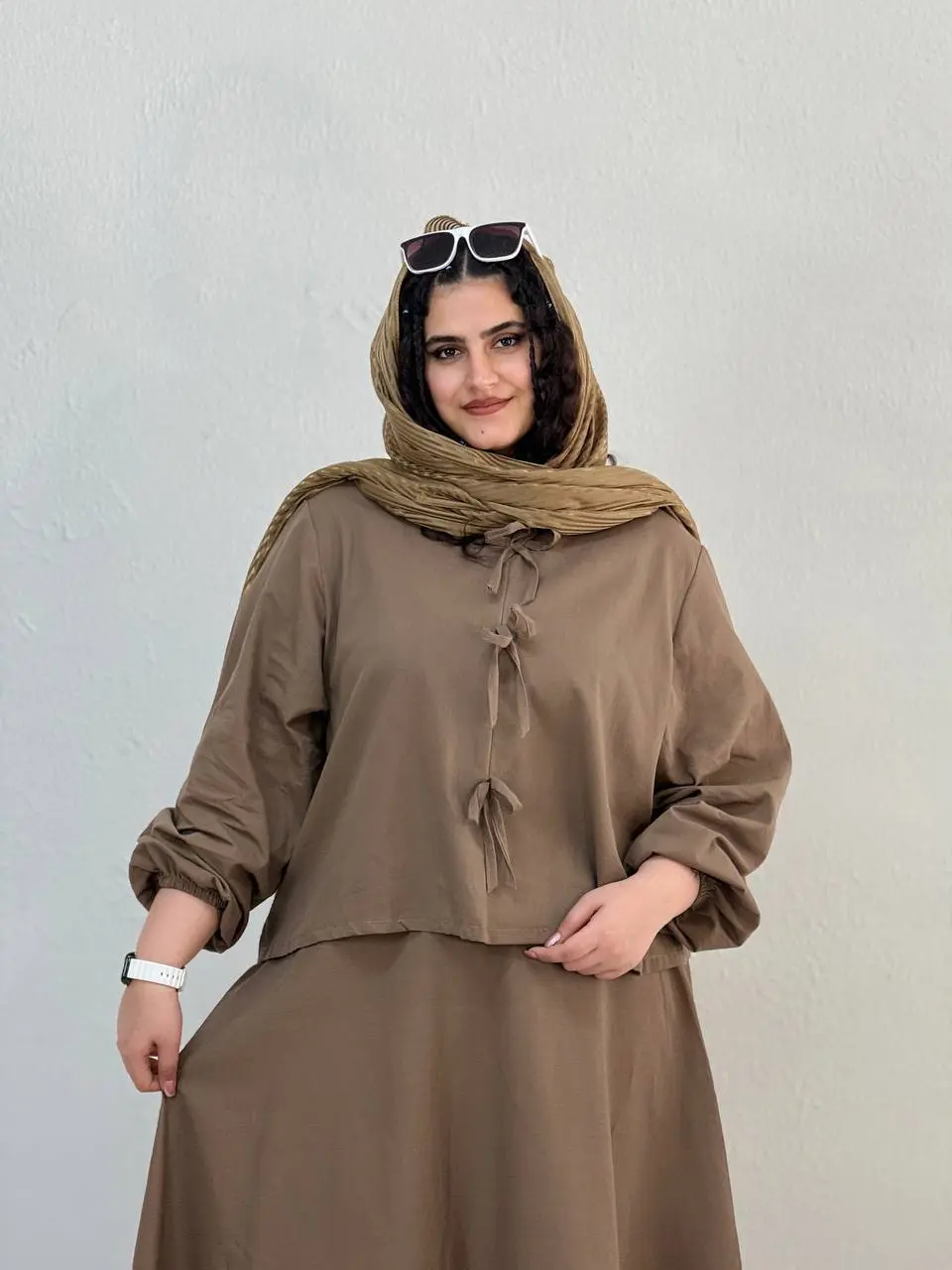 ست بلوز دامن سایزبزرگ جسارت