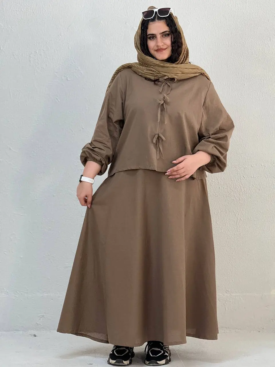 ست بلوز دامن سایزبزرگ جسارت