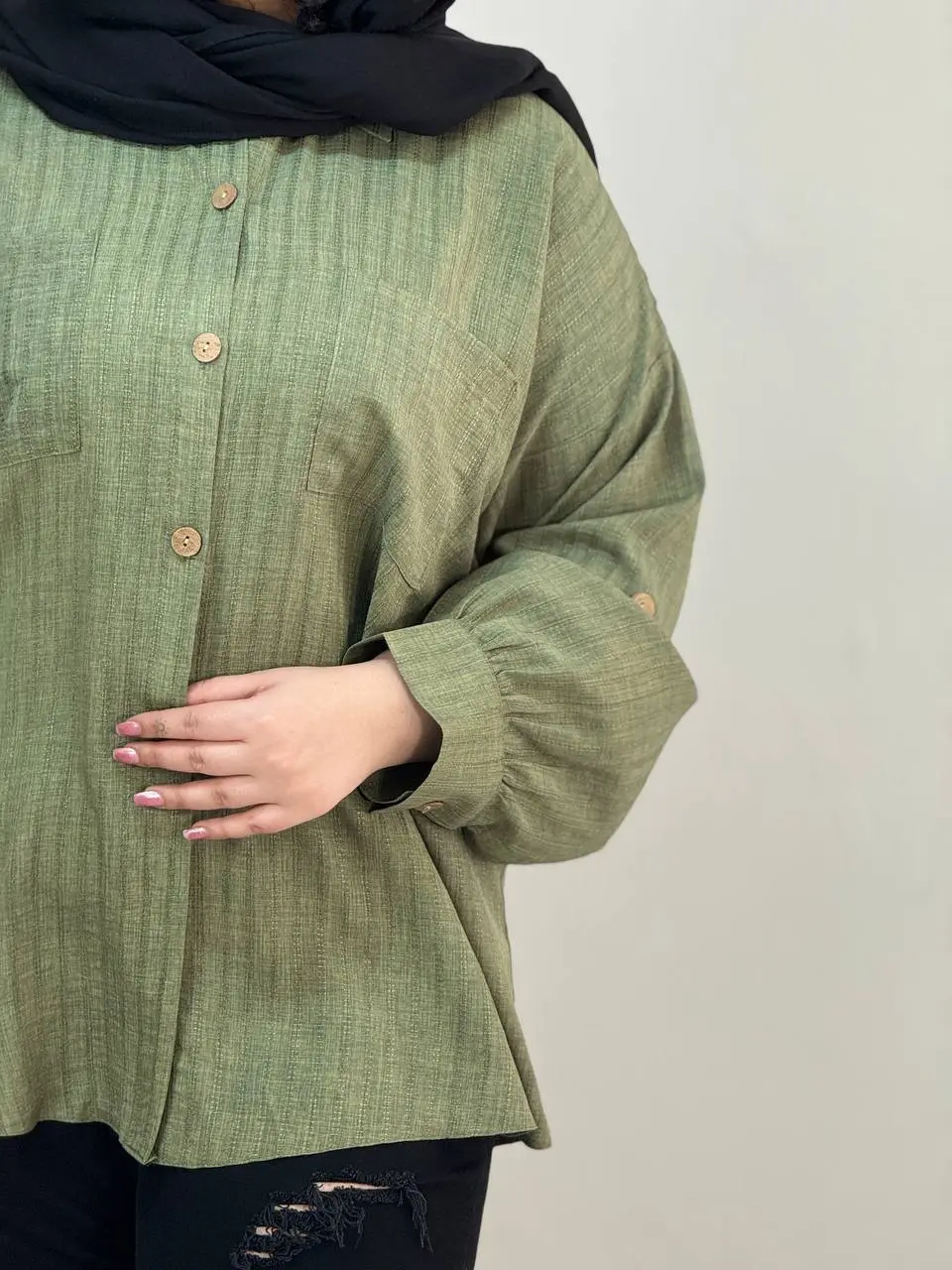 شومیز سایزبزرگ پیچک
