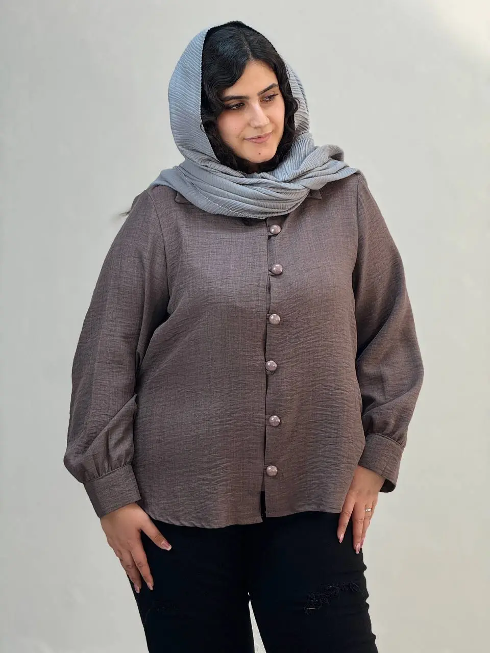 شومیز سایزبزرگ وافل