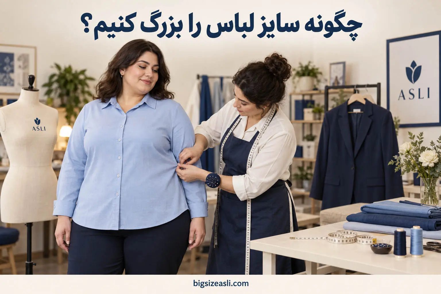 چگونه سایز لباس را بزرگ کنیم؟ راهنمای گشاد کردن لباس تنگ