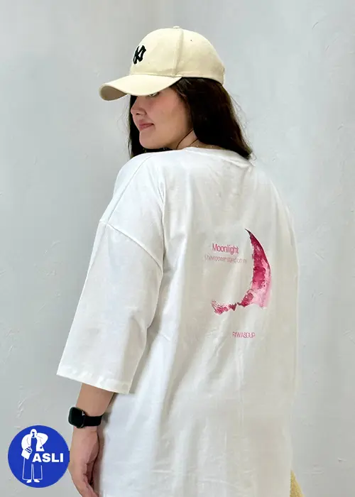 تیشرت باکسی سایز بزرگ moon
