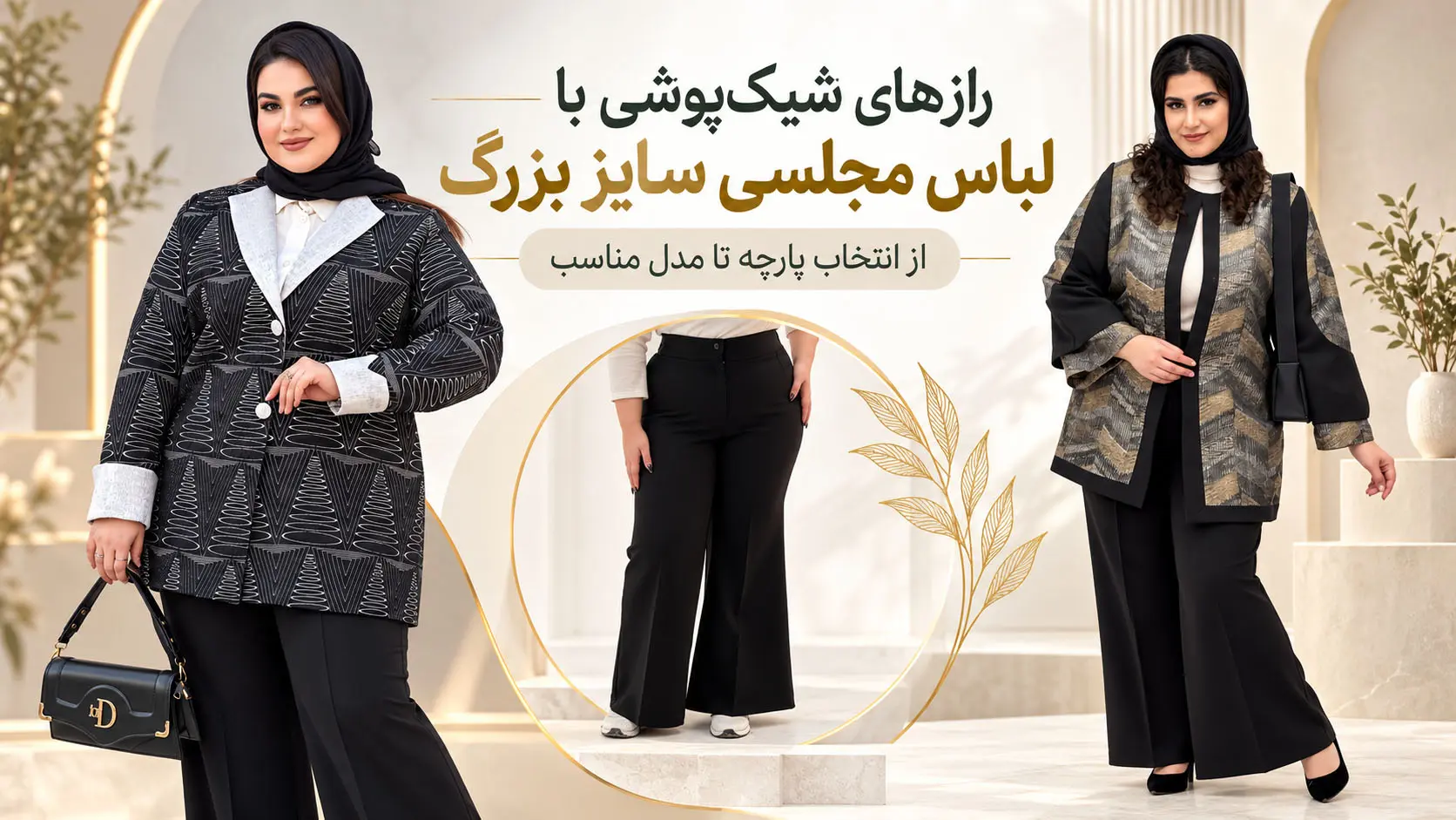 راهنمای انتخاب لباس مجلسی سایز بزرگ زنانه | مدل، پارچه و استایل