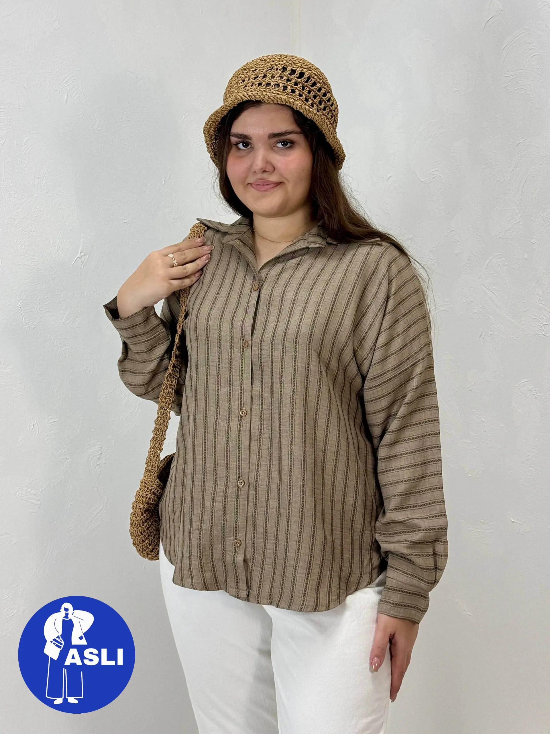 شومیز مانتویی سایزبزرگ توتیا