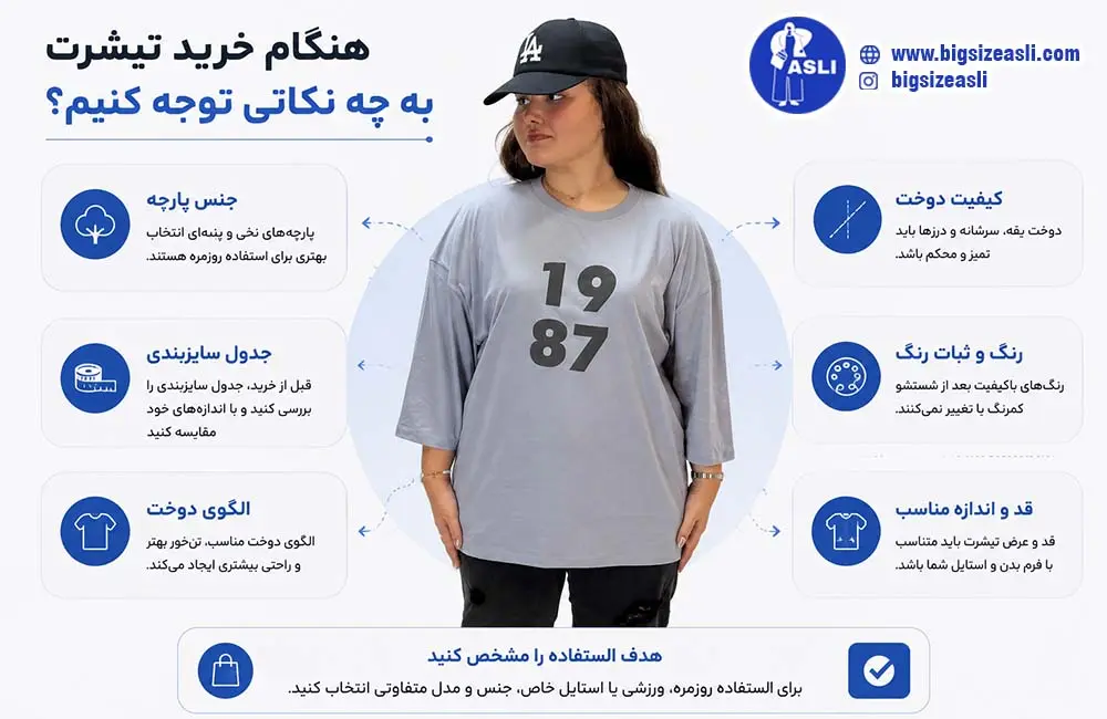 هنگام خرید تیشرت به چه نکاتی توجه کنیم؟