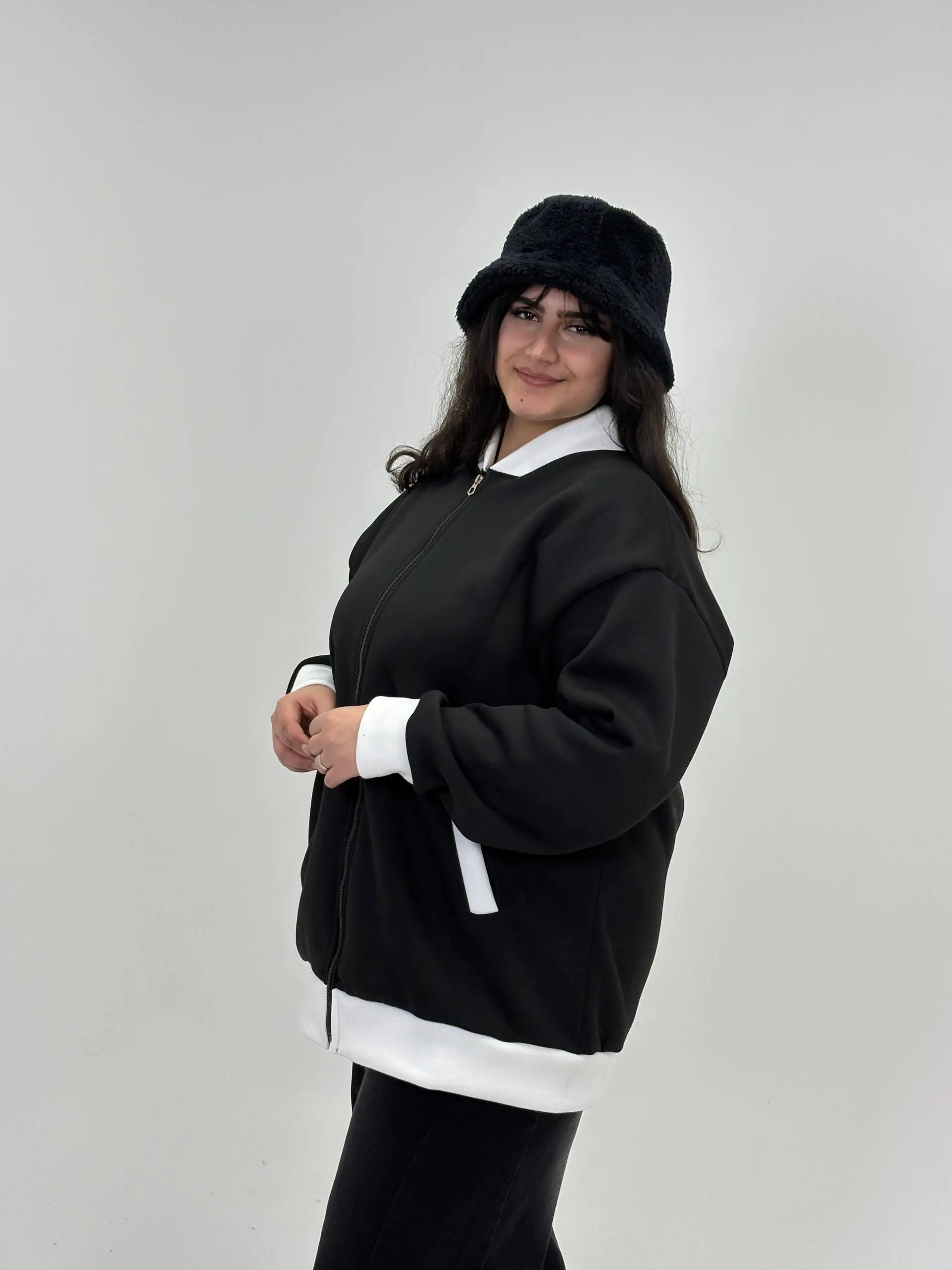 سویشرت سایزبزرگ بامبو