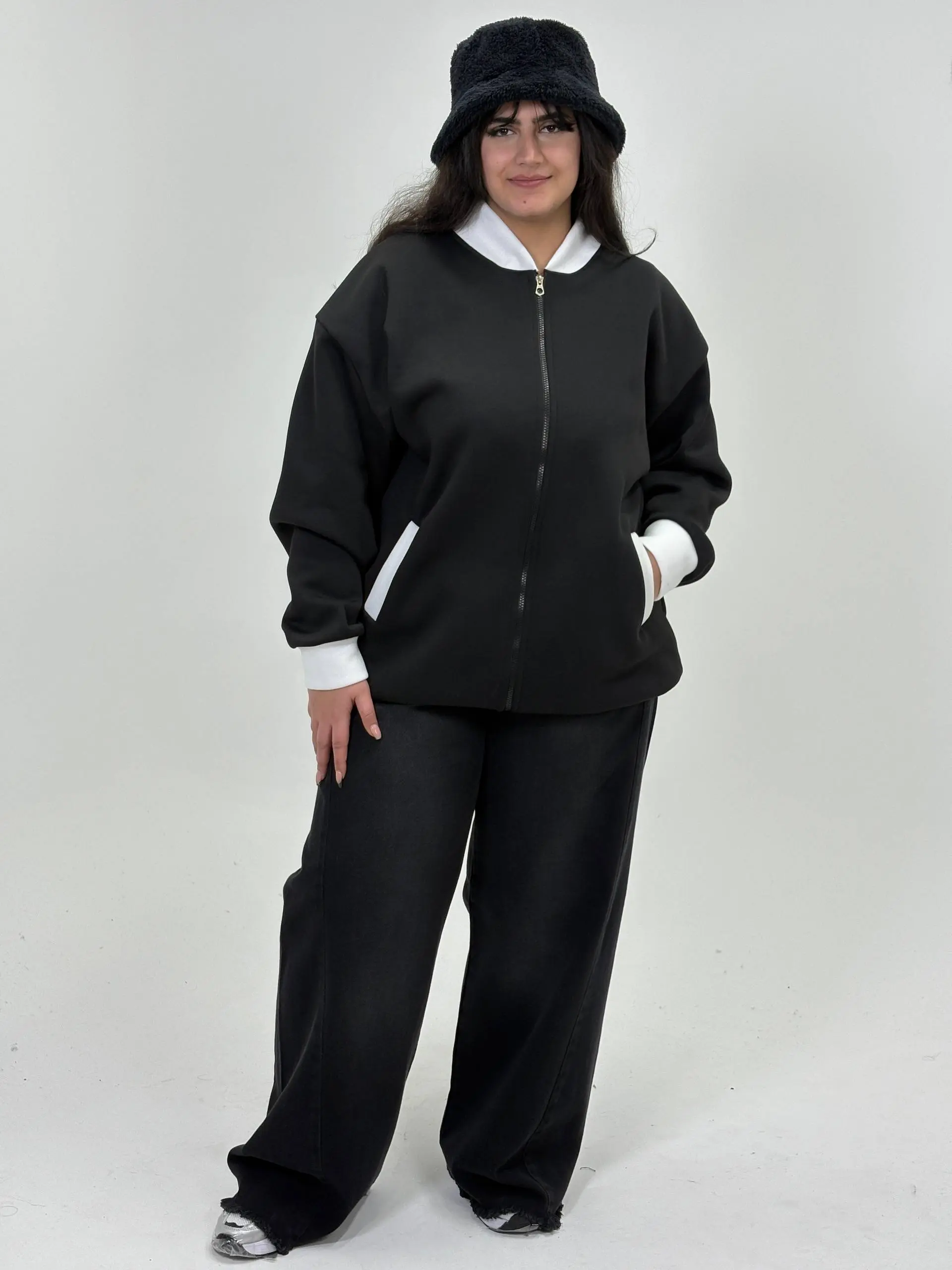 سویشرت سایزبزرگ بامبو