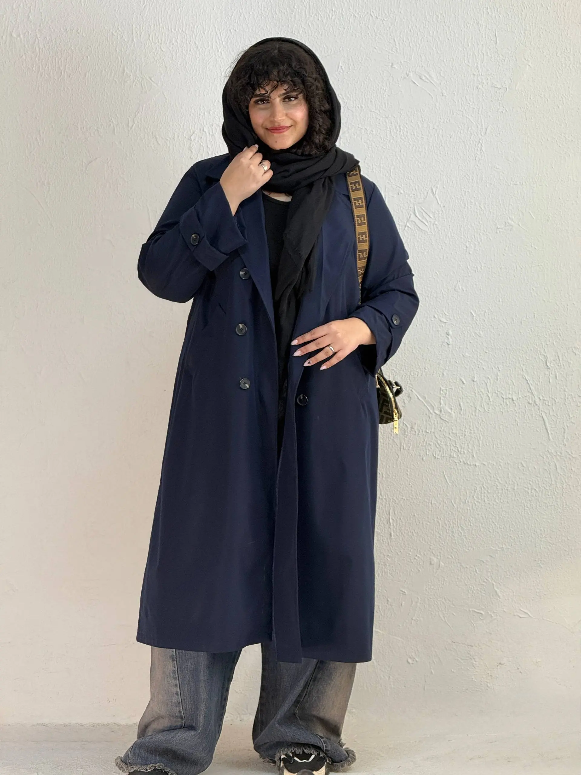 ترنچ کت سایزبزرگ ولگا