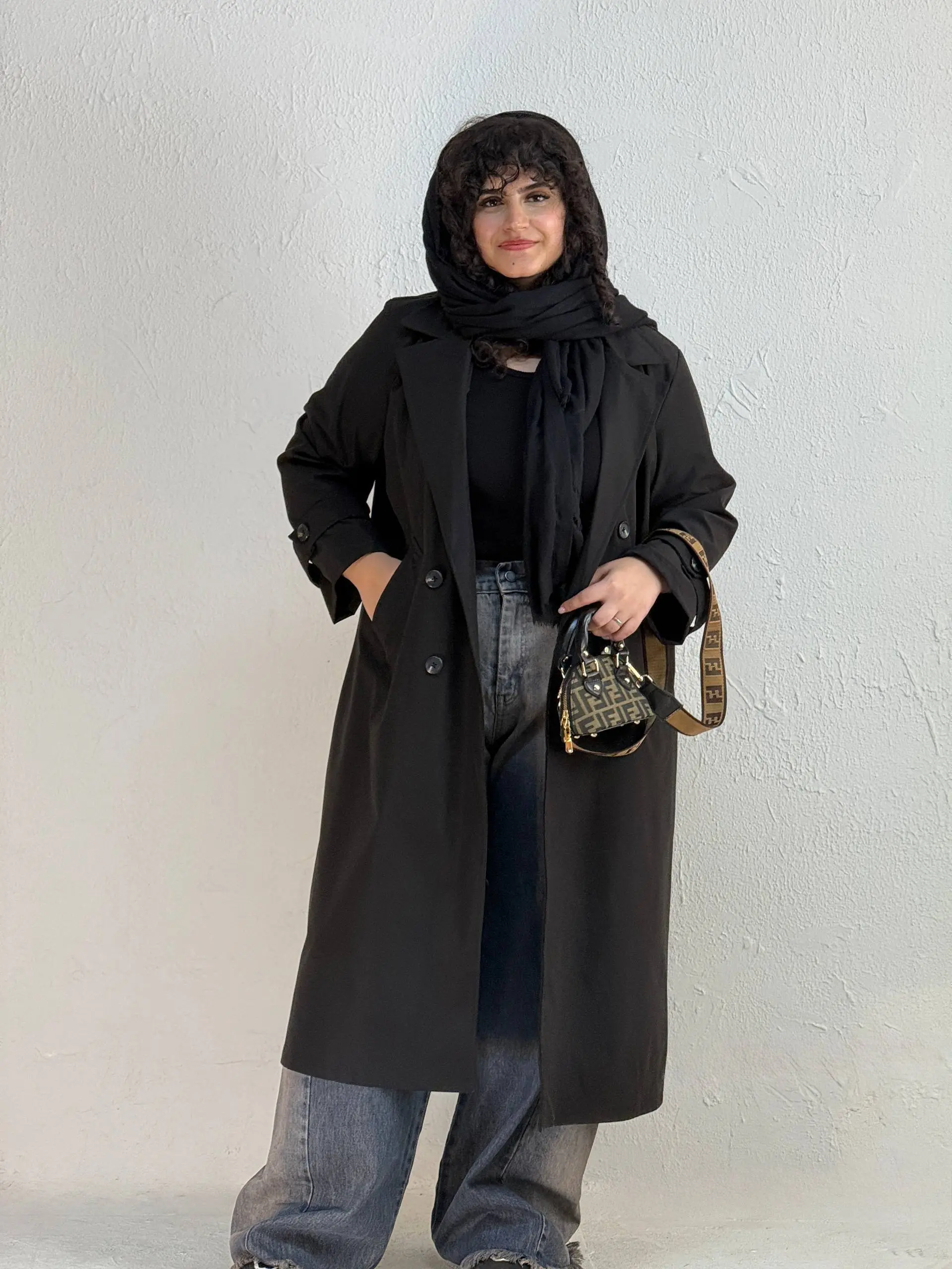 ترنچ کت سایزبزرگ ولگا