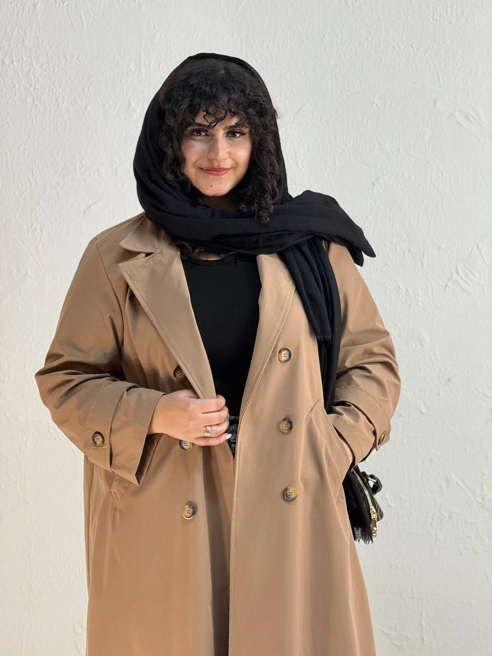 ترنچ کت سایزبزرگ ولگا