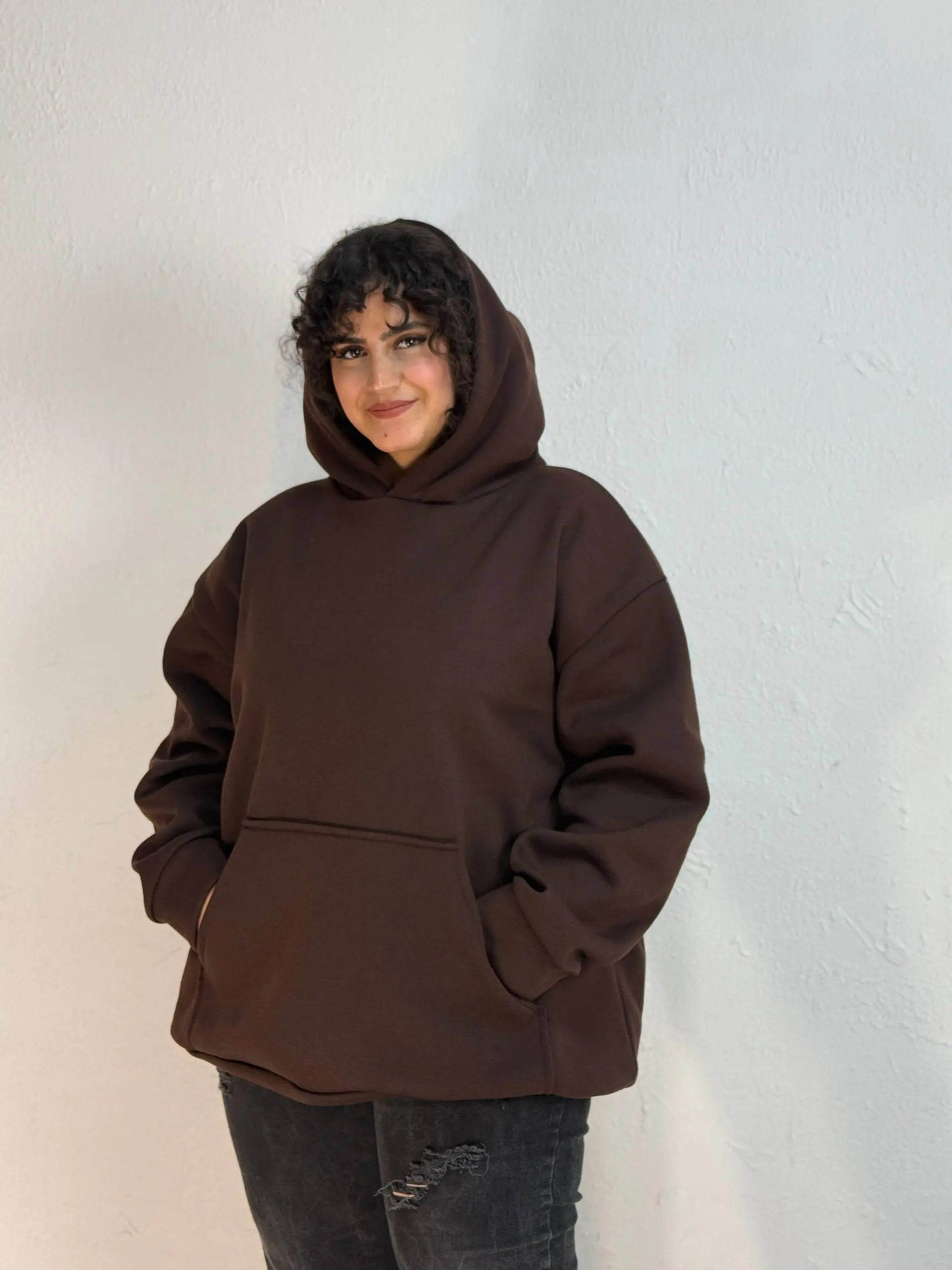 هودی کلاهدار سایزبزرگ1058 پیش فروش