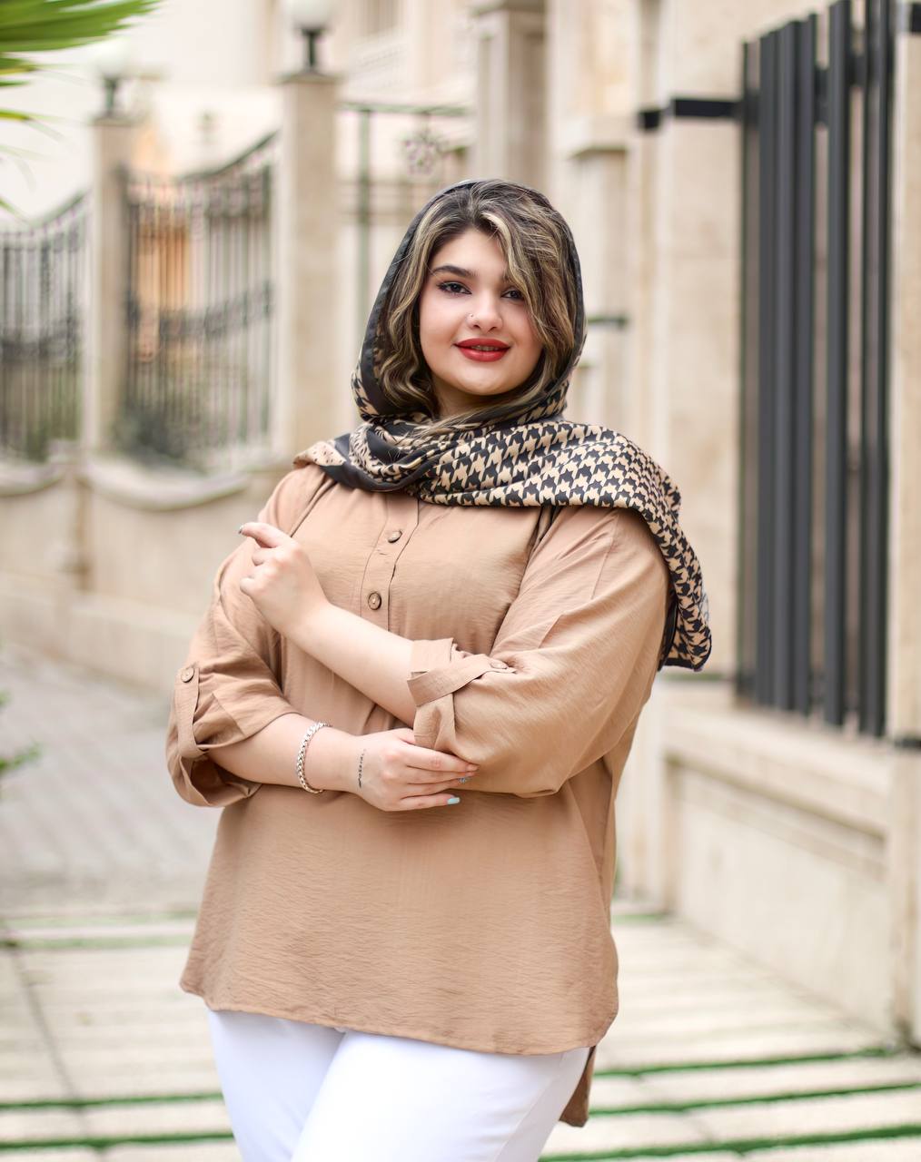تونیک مانتویی نازلی سایزبزرگ