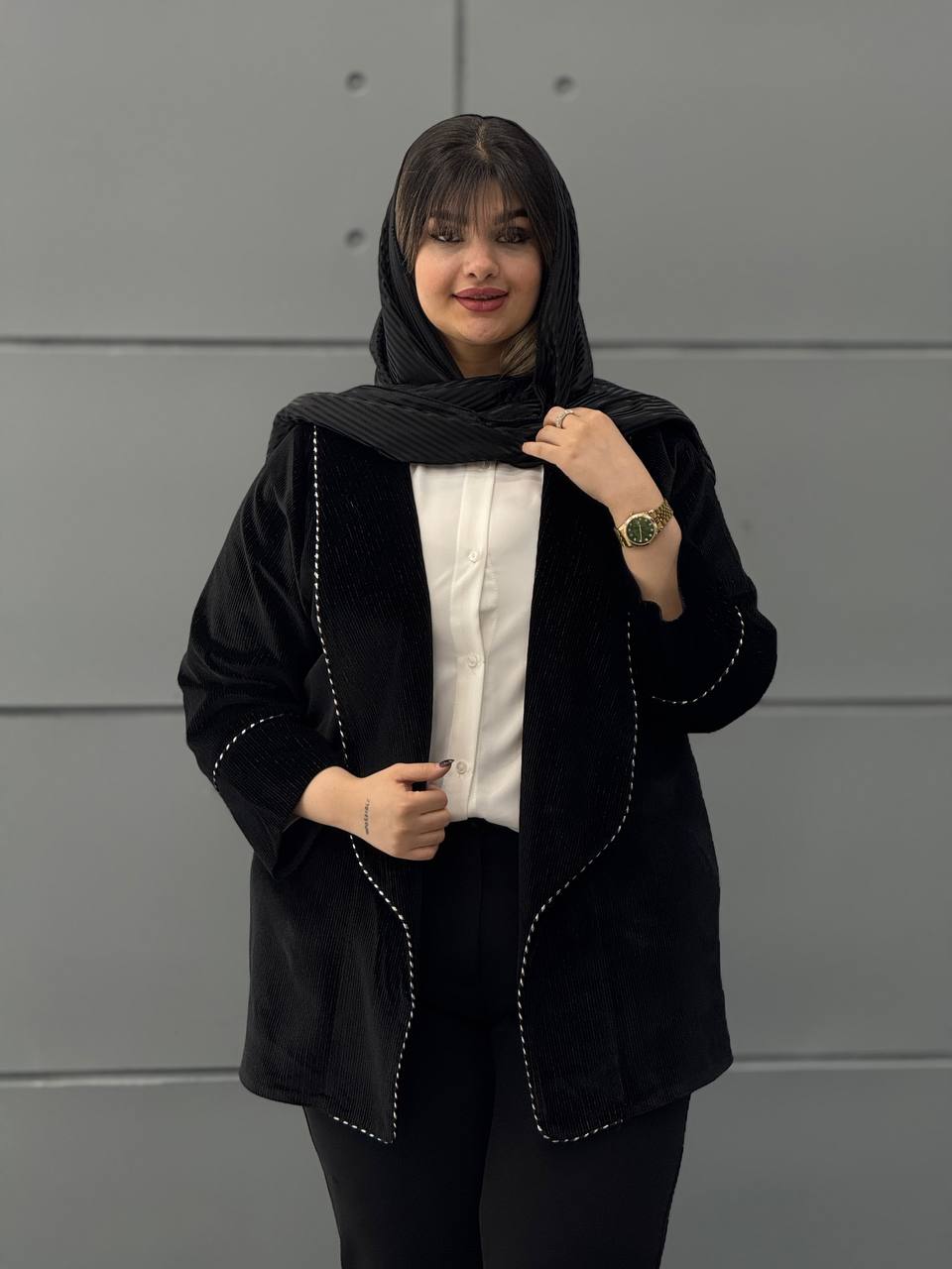 کت سایزبزرگ نقره