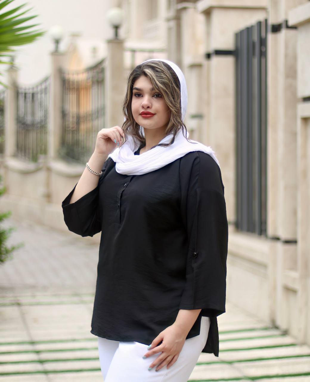 تونیک مانتویی نازلی سایزبزرگ