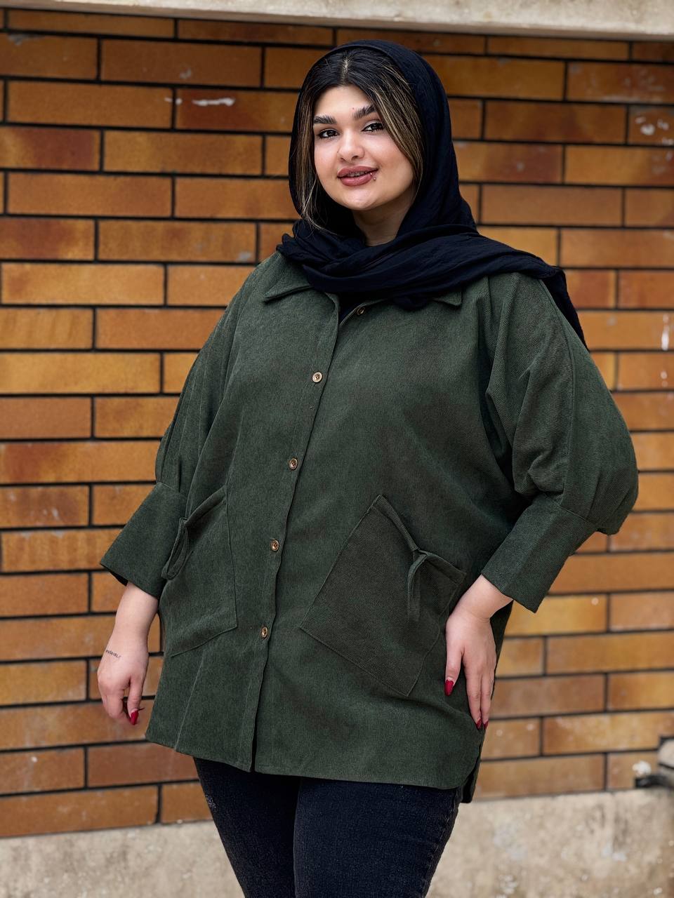مانتو گیسو سایزبزرگ