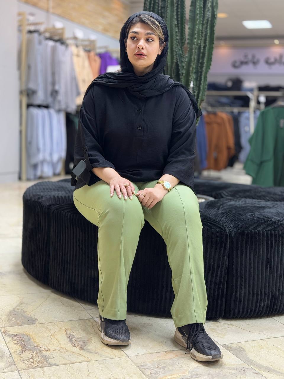 شلوار مجلسی راسته سایزبزرگ