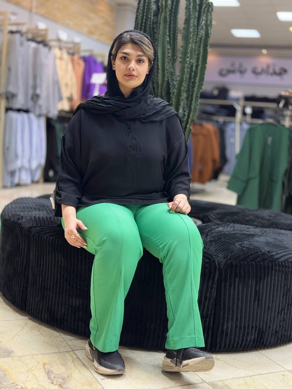 شلوار مجلسی راسته سایزبزرگ