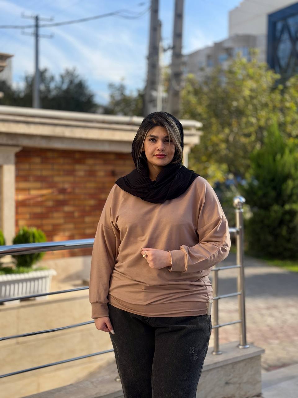 بلوز استین بلند سایزبزرگ