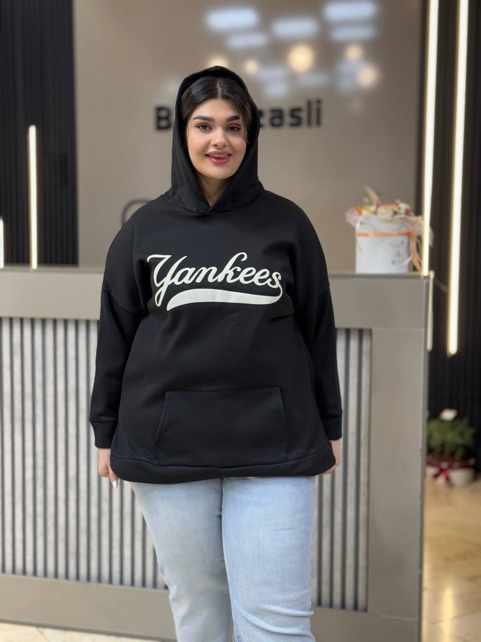 هودی کلاهدار چاپی سایزبزرگ