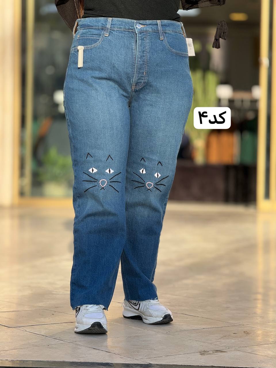 شلوار طرح دارسایزبزرگA2