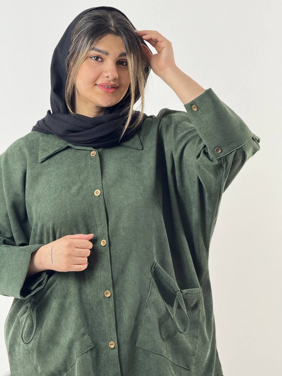 مانتو گیسو سایزبزرگ