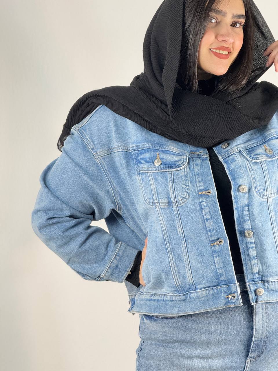 کت جین کوتاه وارداتی664