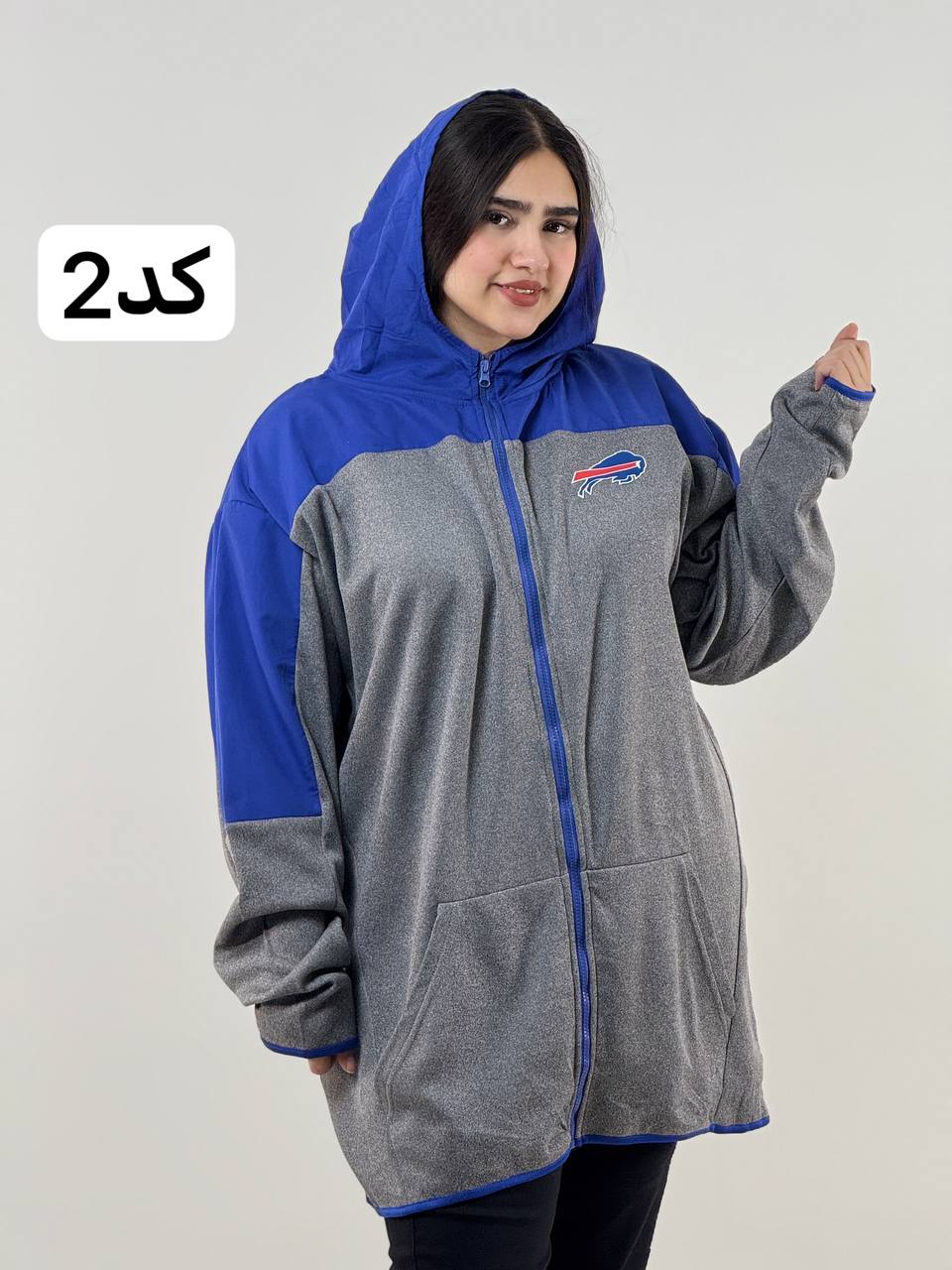 سویشرت وارداتی دو رنگ688