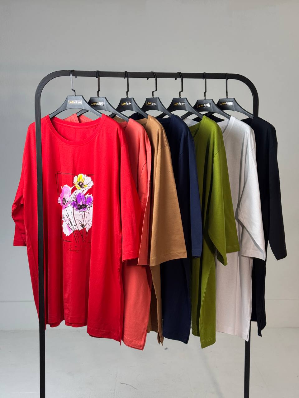 تیشرت طرح دار سایزبزرگflower